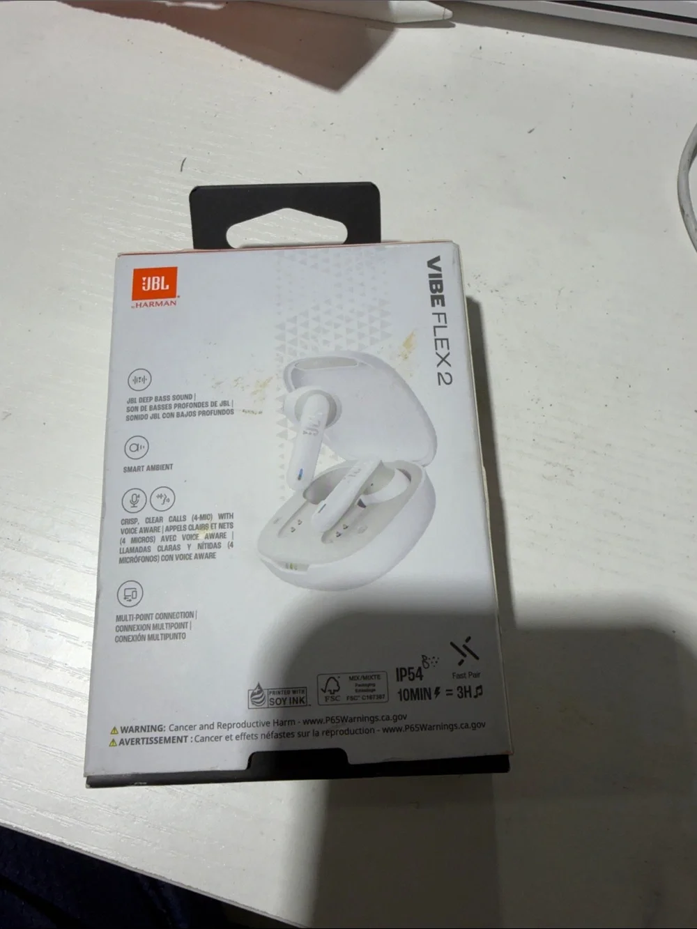 JBL Vibe Flex 2 True Wireless Earbuds – White